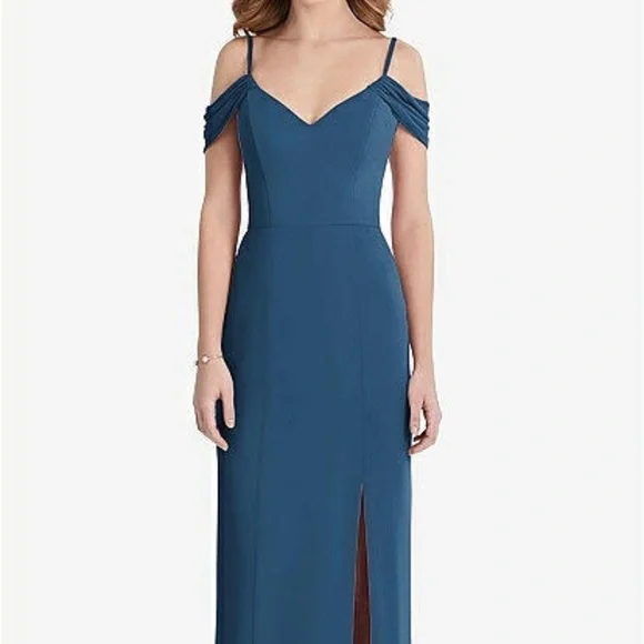 sofia blue bridesmaid dress Sofia Ready to Ship Chiffon Bridesmaids Dress